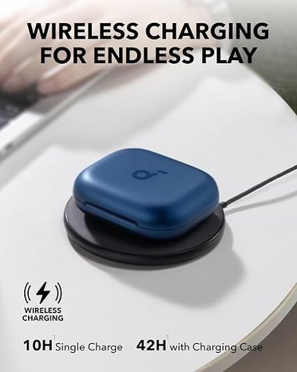 Фото - Навушники вкладиші бездротові TWS Anker SoundСore AeroFit 2 Blue (A3874G31)