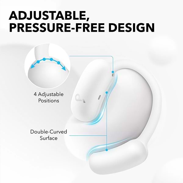 Фото - Навушники вкладиші бездротові TWS Anker SoundСore AeroFit 2 White (A3874G21)