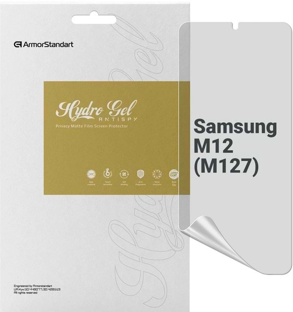 Фото - Захисна плівка для смартфону Armorstandart Anti-spy for Samsung M12 (M127) (ARM69755) Фото - Захисна плівка для смартфону Armorstandart Anti-spy for Samsung M12 (M127) (ARM69755)