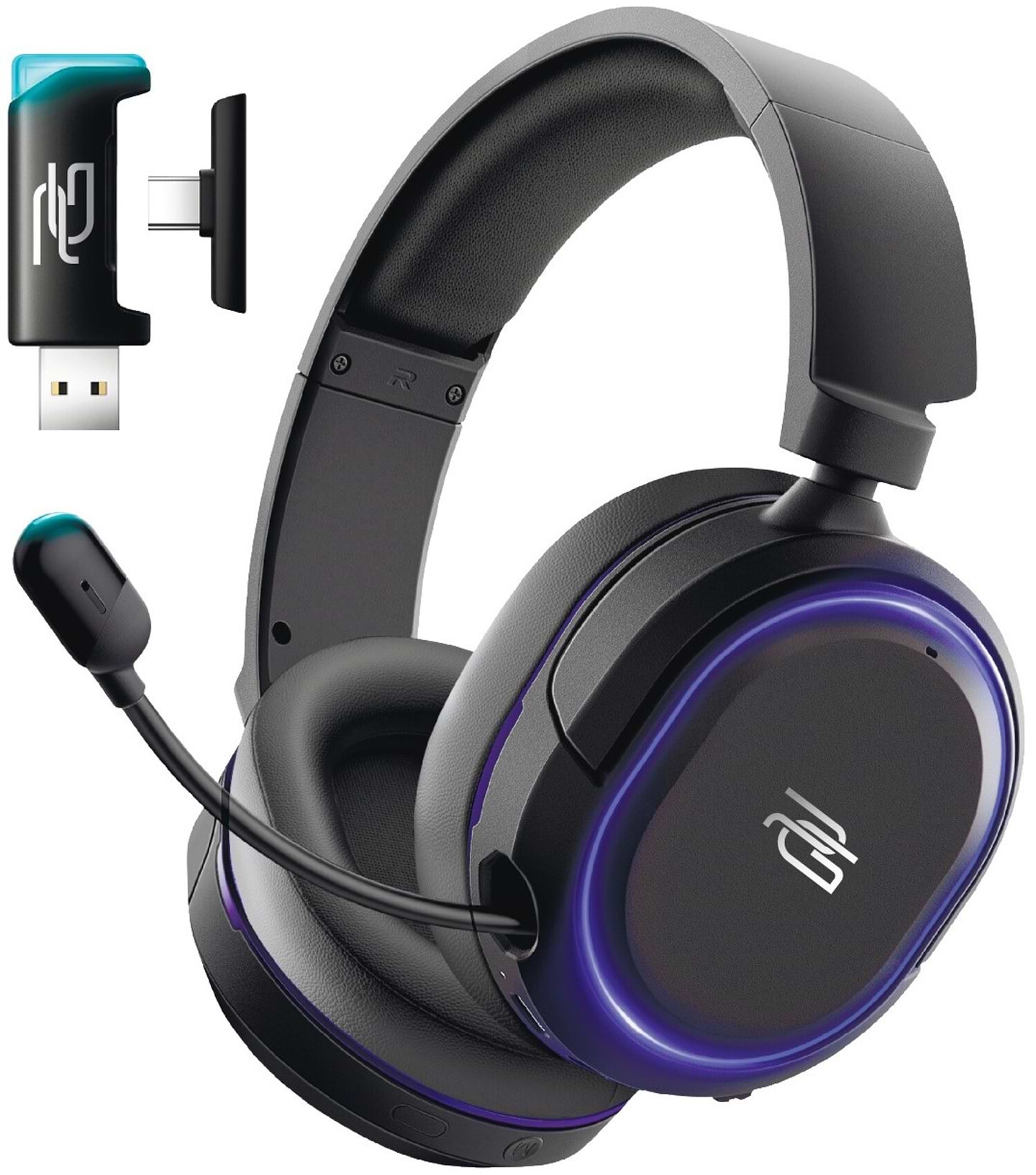 Гарнітура бездротова ігрова Proove Gaming Rapture (APP) Black (GHRP00010001) - Фото 1