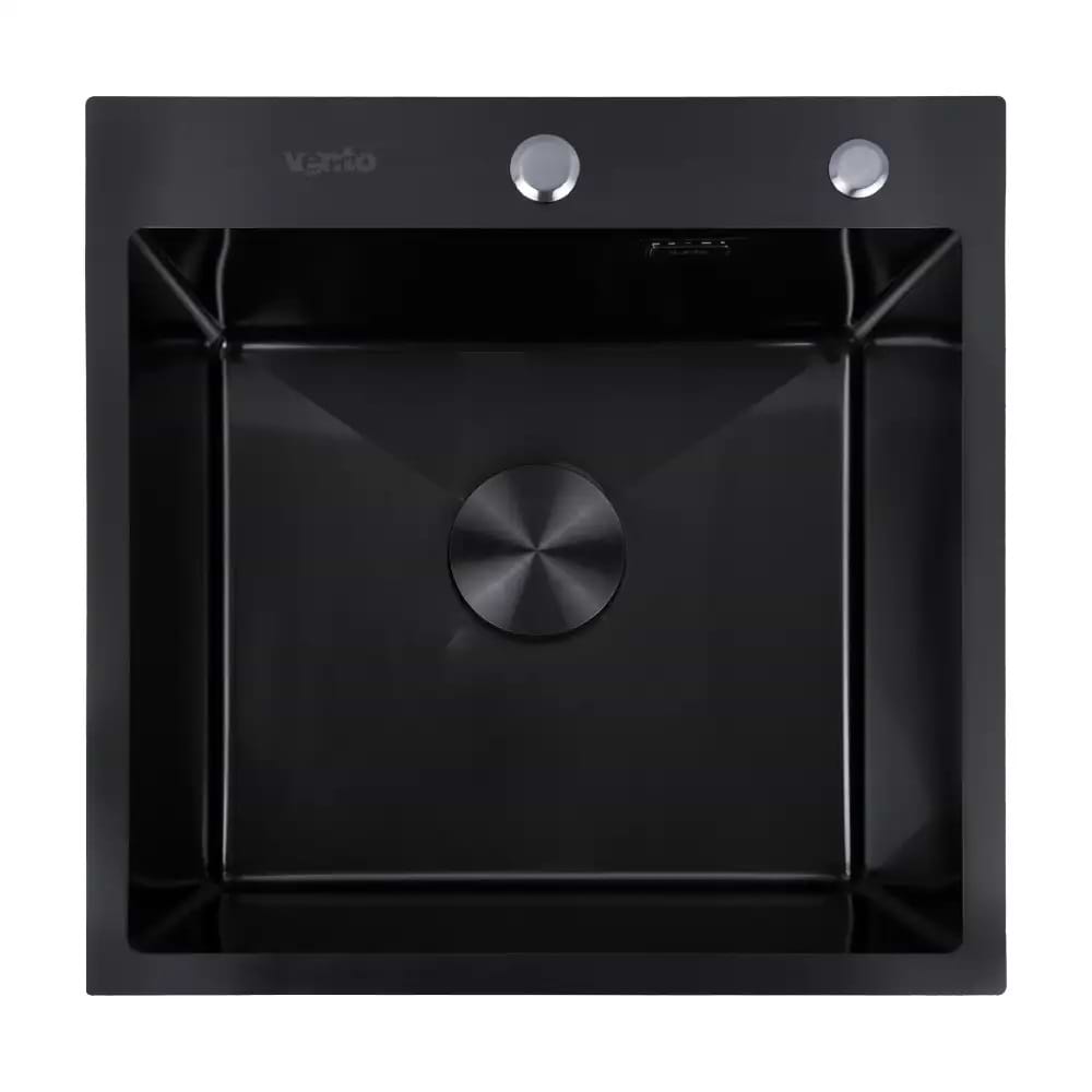 Мойка кухонная Ventolux HMKS 5050 PVD BK 3/0,8