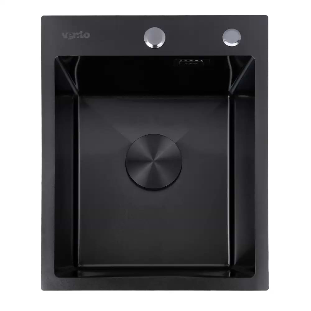 Мойка кухонная Ventolux HMKS 4050 PVD BK 3/0,8