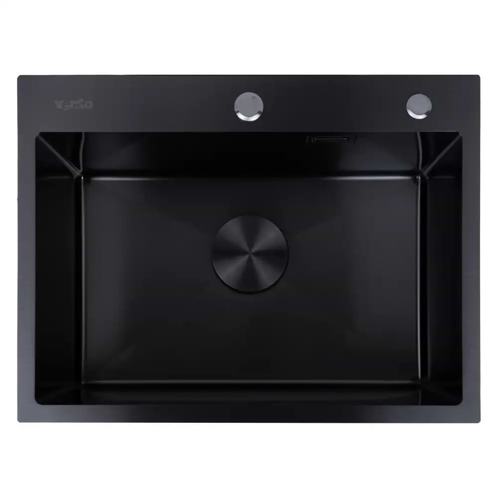 Мойка кухонная Ventolux HMKS 6045 PVD BK 3/0,8