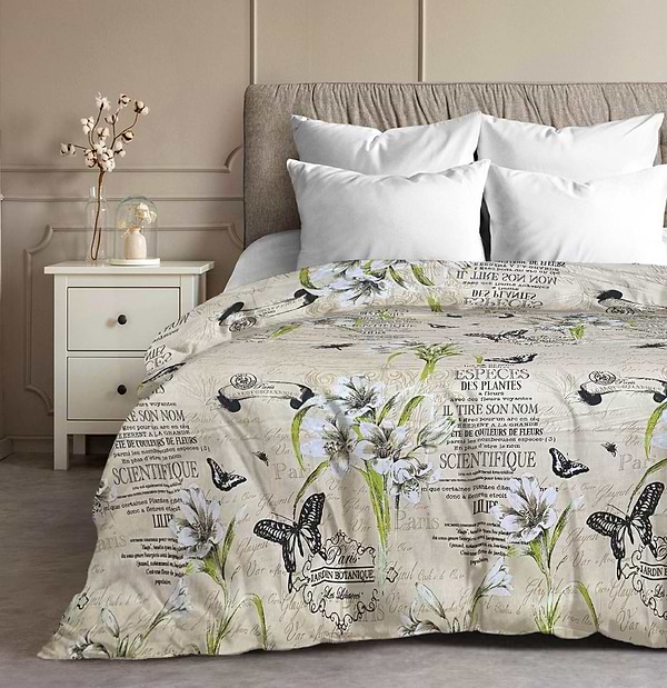 Фото - Підковдра двоспальна Zastelli бязева 107 175х210 см бежева (14774)