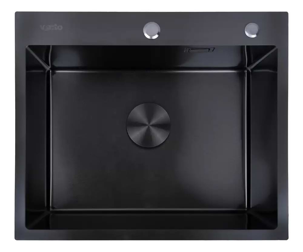 Мойка кухонная Ventolux HMKS 6050 PVD BK 3/0,8