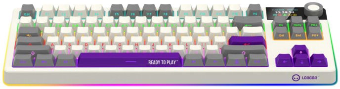 Клавиатура беспроводная игровая Lorgar KBP70TKLW Wireless TKL Mechanical Pro Beige (LRG-KBP70TKLW-RT-US) - Фото 1