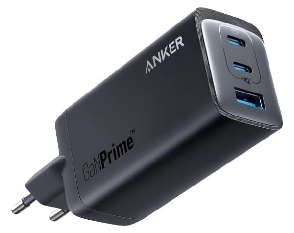 Мережевий зарядний пристрій Anker PowerPort 737 GaNPrime 120W 2xPD & 1xPIQ PPS/DPDS (A2148313) - Фото 1