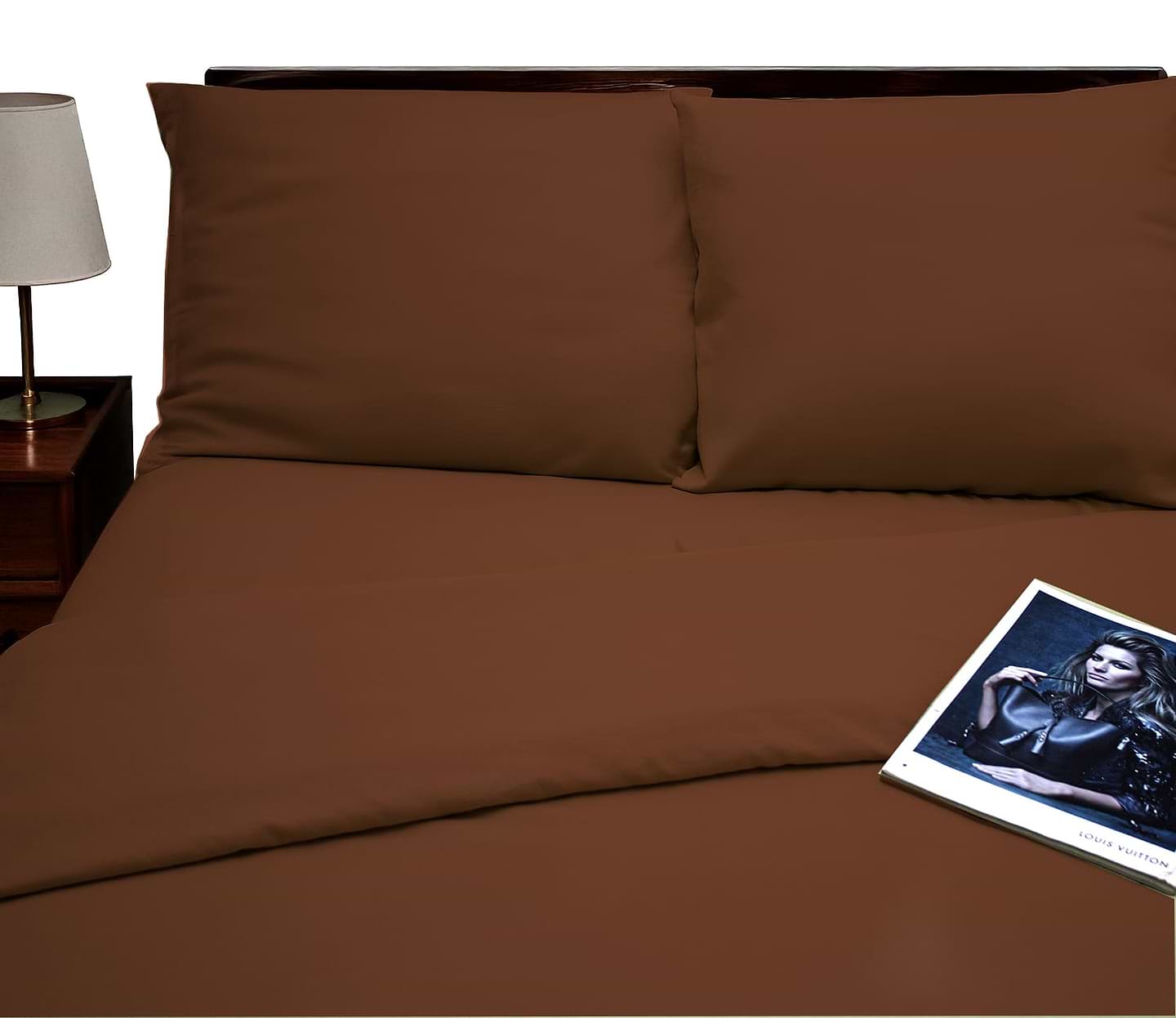 Комплект постельного белья Zastelli 19-1230 Friar Brown вискоза 175х210 Коричневый (22088)