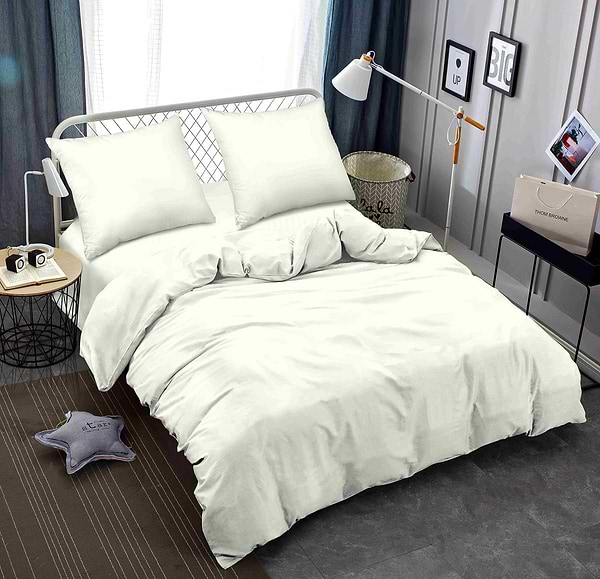 Фото - Комплект постельного белья Zastelli IVORY-CREAM жатка 175х210 Кремовый (20914)