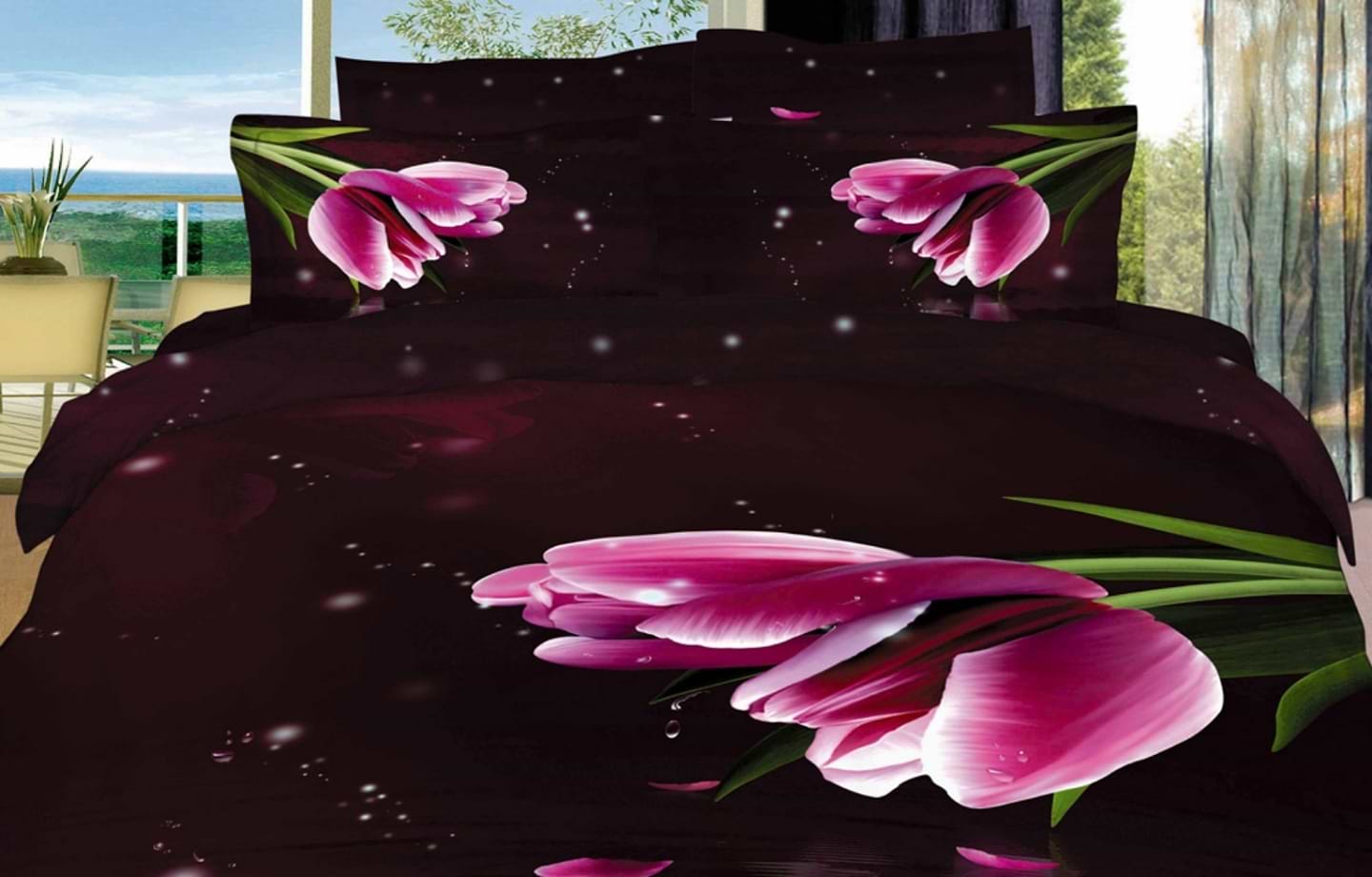 Комплект постельного белья Word of Dream сатин 200х220 см разноцветный (H171)