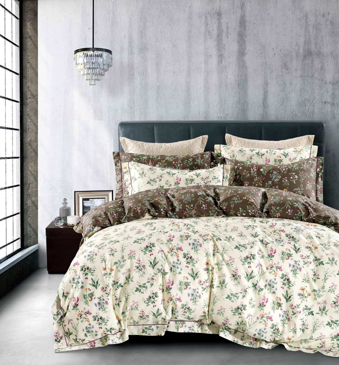 Комплект постельного белья Word of Dream Премиум сатин 200х220 см молочный (1984-2)