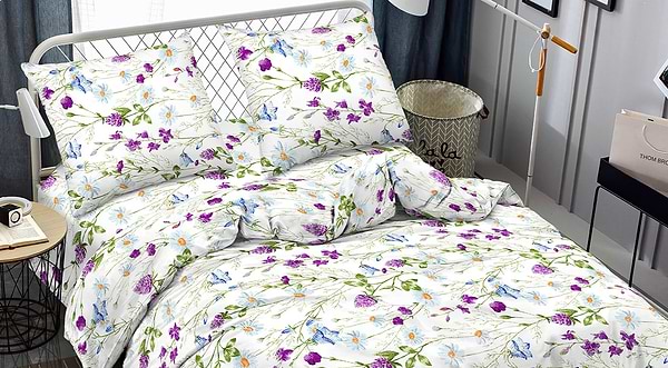 Фото - Комплект постільної білизни Zastelli J3833-9 Луг жатка 175х210 Різнокольоровий (22190)