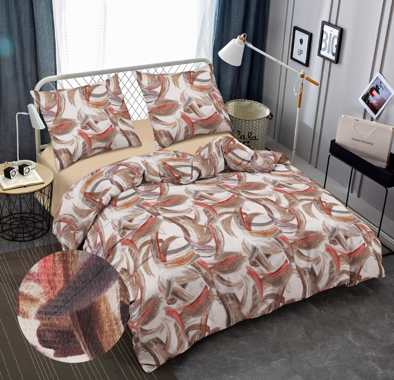 Комплект постельного белья Zastelli J3737-12/Beige жатка 175х210 Разноцветный (22263)