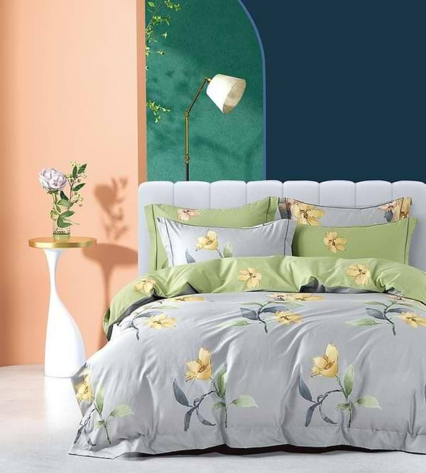 Фото - Комплект постельного белья Word of Dream дизайнерский BX631 Премиум сатин 2х150х215см серый (20017)