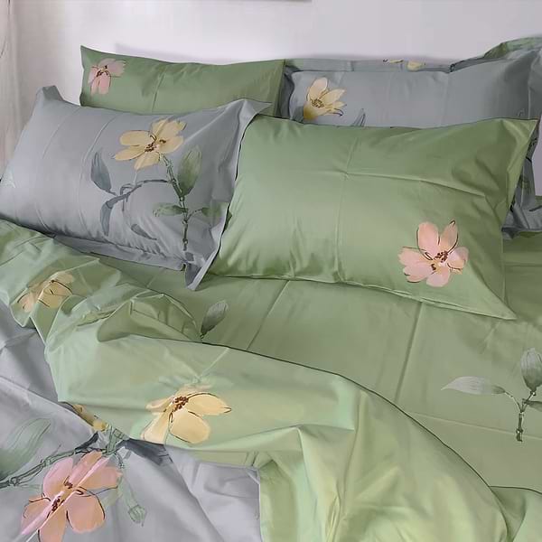 Фото - Комплект постельного белья Word of Dream дизайнерский BX631 Премиум сатин 2х150х215см серый (20017)