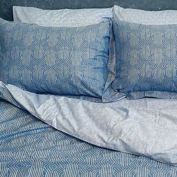 Фото - Комплект постельного белья Word of Dream Премиум сатин 200х220 см синий (ВХ685)