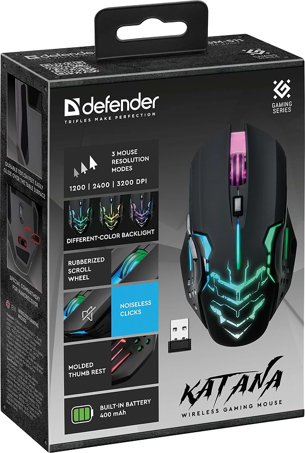 Фото - Мышь беспроводная игровая Defender Katana GM-511 (52511)