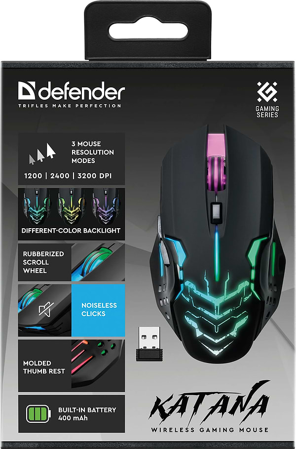 Фото - Мышь беспроводная игровая Defender Katana GM-511 (52511)