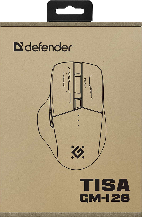Фото - Миша бездротова ігрова Defender Tisa GM-126 (52126)