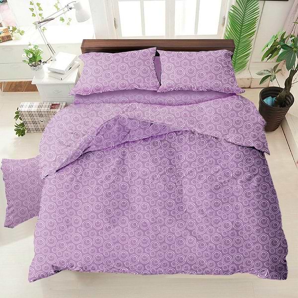 Фото - Комплект постельного белья Zastelli BUBBLE Lavander GOLD USA бязь 200х220 см лиловый (17076)