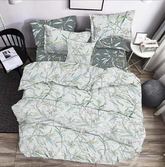 Комплект постельного белья Zastelli Масло бязь 200х220 см зеленый (19360) - Фото 1