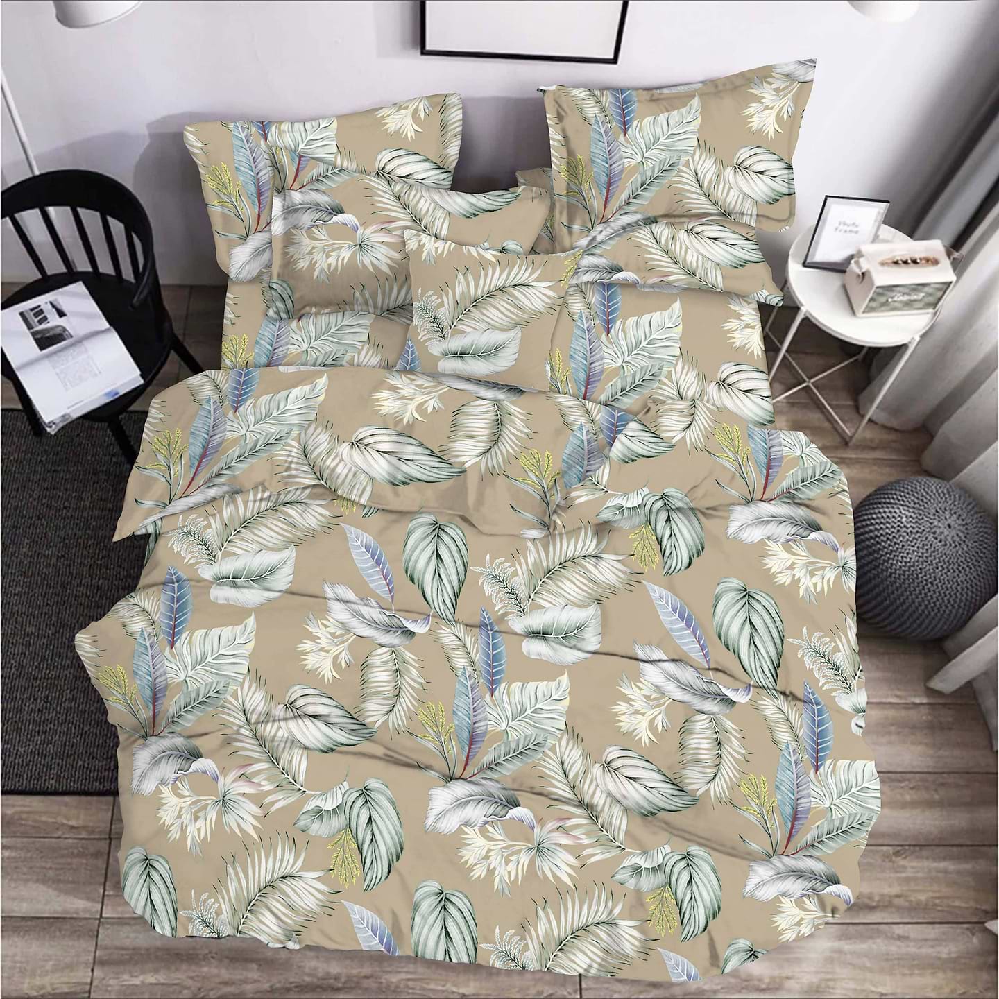 Комплект постельного белья Zastelli Y20960 beige без 200х220 см бежевая (20450) - Фото 1