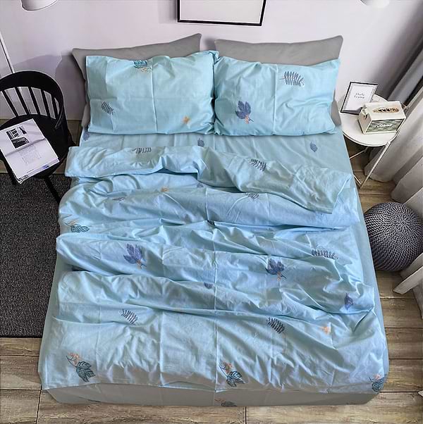 Фото - Комплект постельного белья Zastelli 524 Голубой бязь 200х220 голубая (20636)