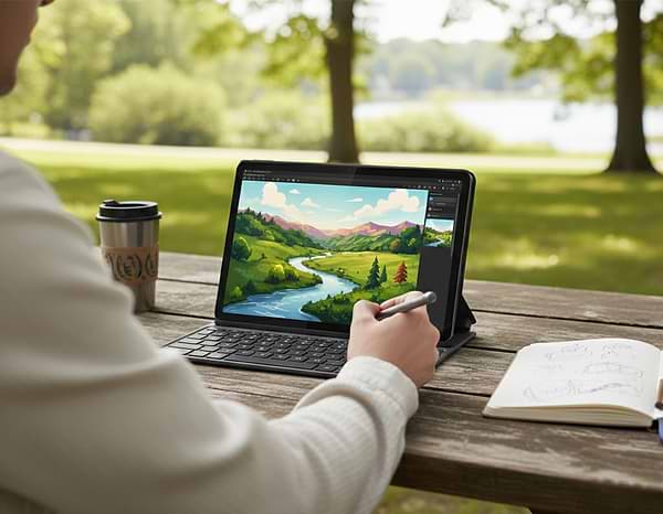 Фото - Планшет Lenovo Idea Tab 8/256 WiFi (ZAFR0319UA) Luna Grey + Keyboard&Pen