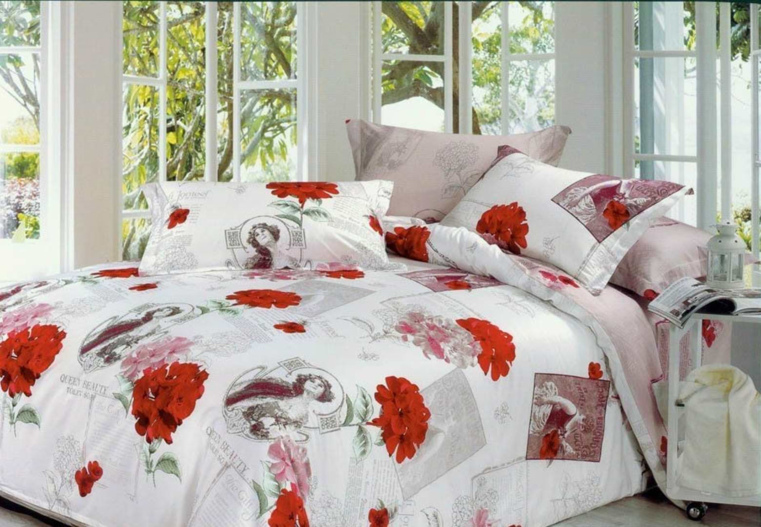 Комплект постельного белья Word of Dream 131 Премиум сатин 150х215 Белый (07928)