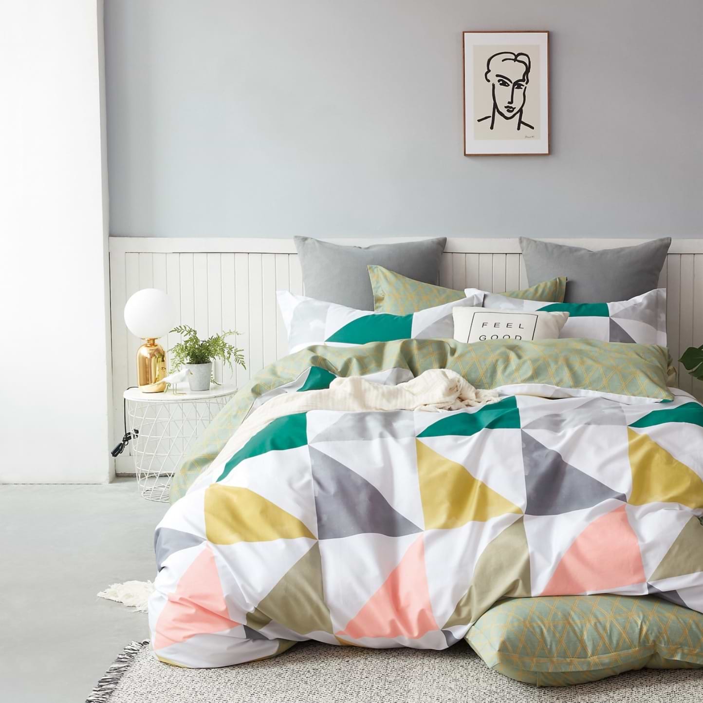 Комплект постельного белья Word of Dream 214 Сатин 150х215 Белый (16782)