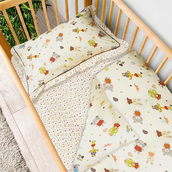 Фото - Комплект постільної білизни дитячий Word of Dream НВ134 Сатин 112х147 Молочний (11445)