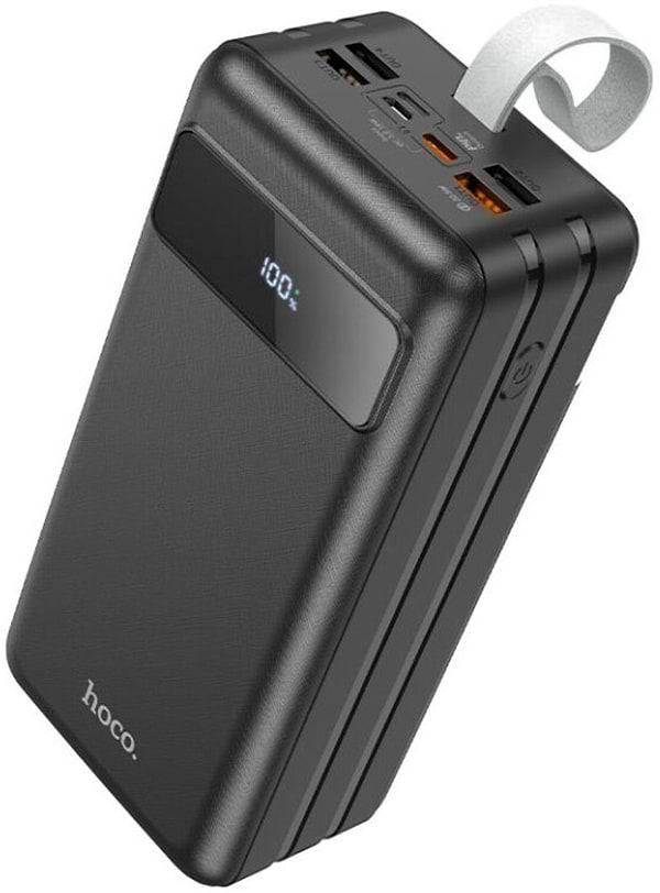 Фото - Батарея мобильная HOCO J86B Electric 22.5W 60000mAh Black (6931474771742)