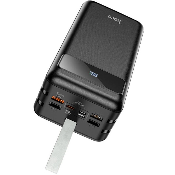 Фото - Батарея мобильная HOCO J86B Electric 22.5W 60000mAh Black (6931474771742)