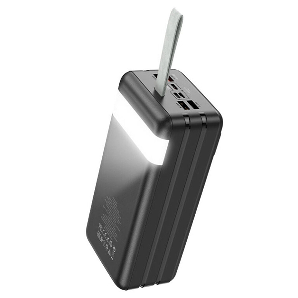 Фото - Батарея мобильная HOCO J86B Electric 22.5W 60000mAh Black (6931474771742)