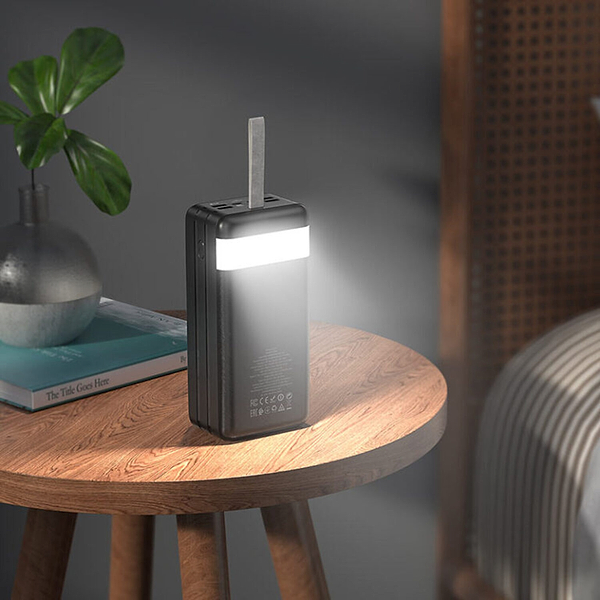 Фото - Батарея мобильная HOCO J86B Electric 22.5W 60000mAh Black (6931474771742)