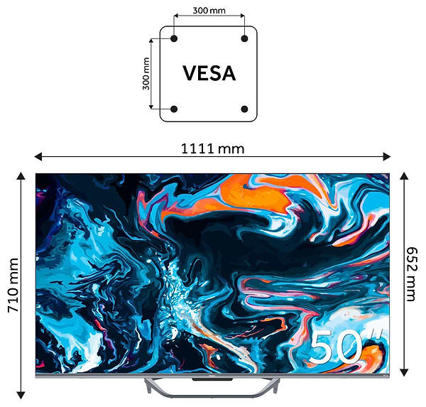 Фото - Телевизор Haier H50Q800UX