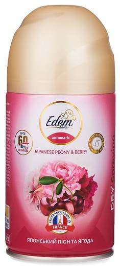 Змінний балон до освіжувача повітря Edem Home Японський піон та ягода 260 мл (EH820625)