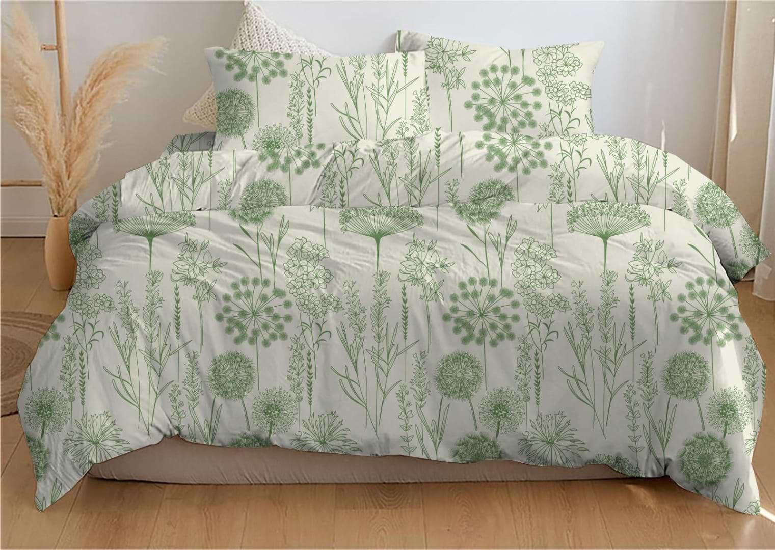 Комплект постельного белья Zastelli FIELD GREEN бязь 200х220 (22612)