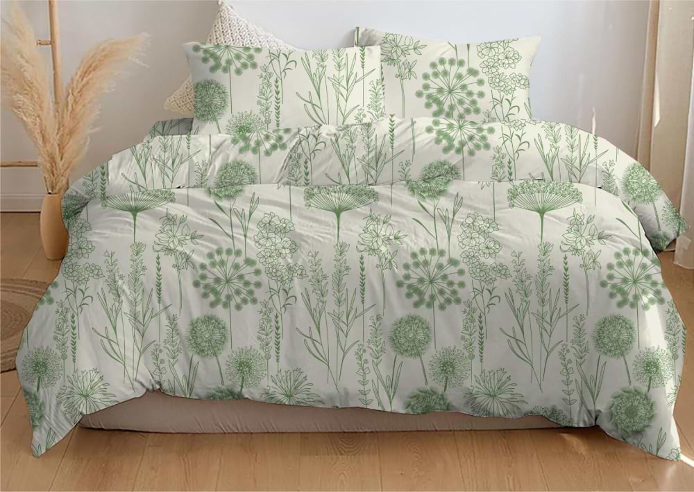 Комплект постельного белья Zastelli FIELD GREEN бязь 175х210 (22611)