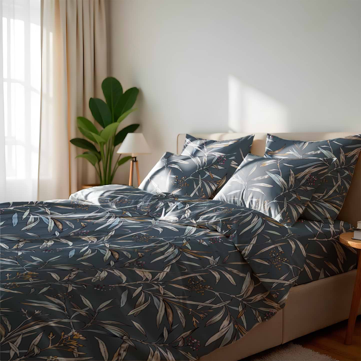 Комплект постельного белья Zastelli Oliva on dark бязь 2х145х210 (22616)