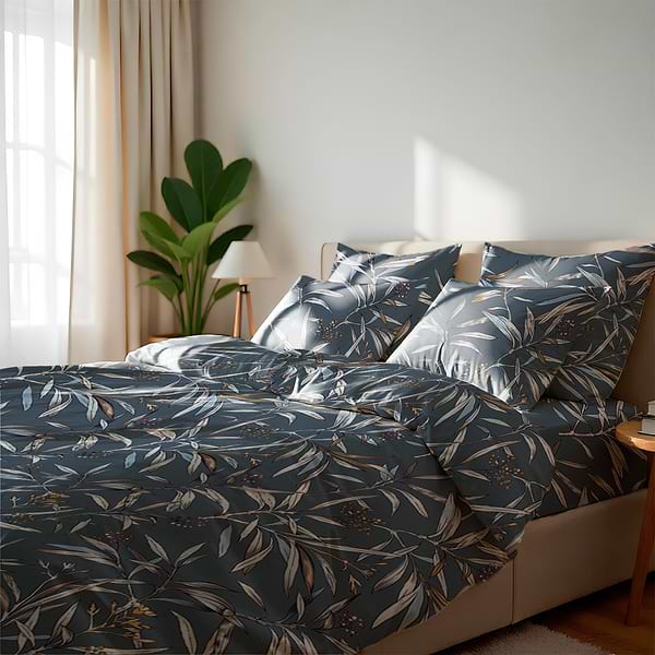 Фото - Комплект постільної білизни Zastelli Oliva on dark бязь 175х210 (22614)