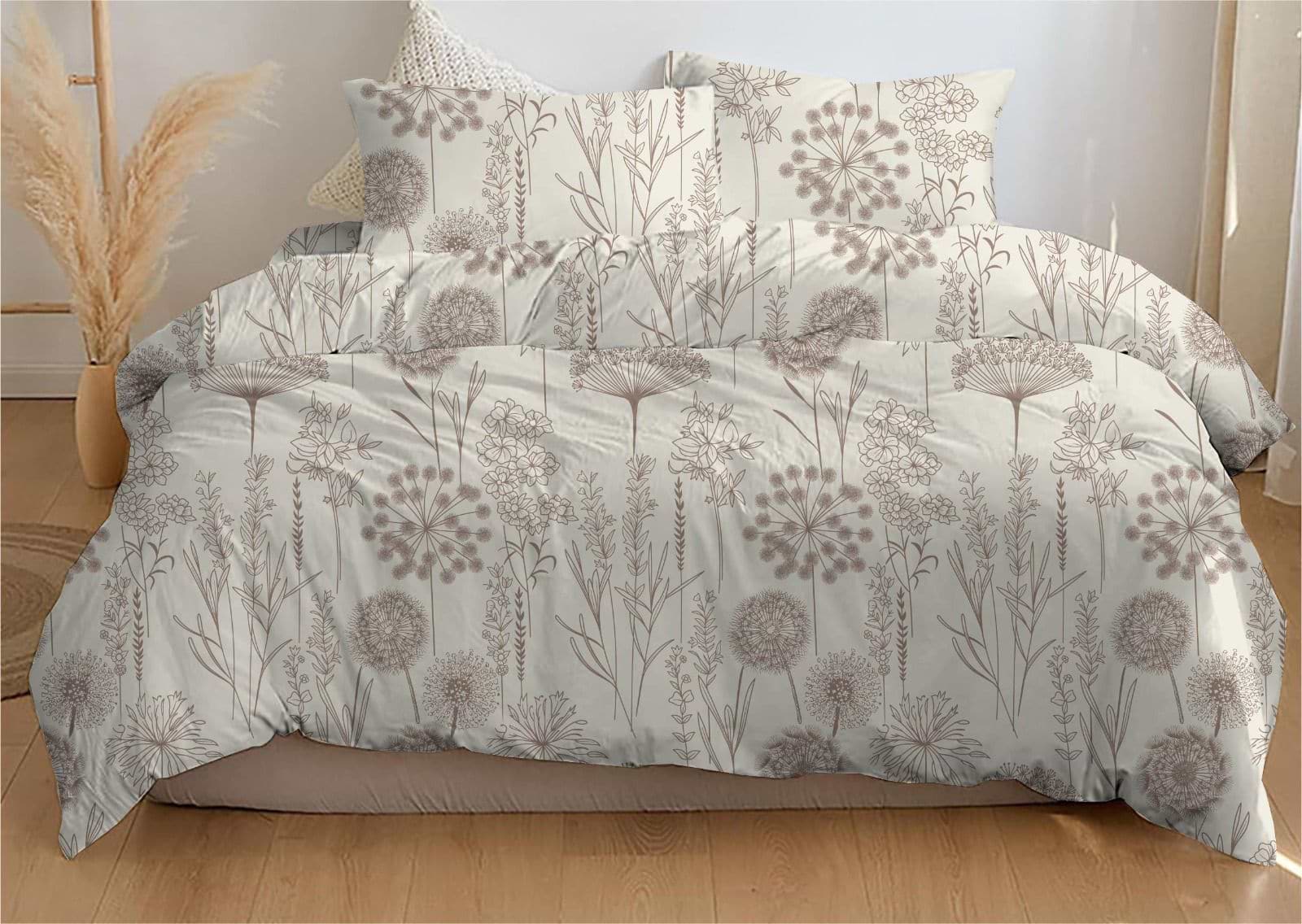 Комплект постільної білизни Zastelli Field Beige бязь 175х210 (22621) - Фото 1