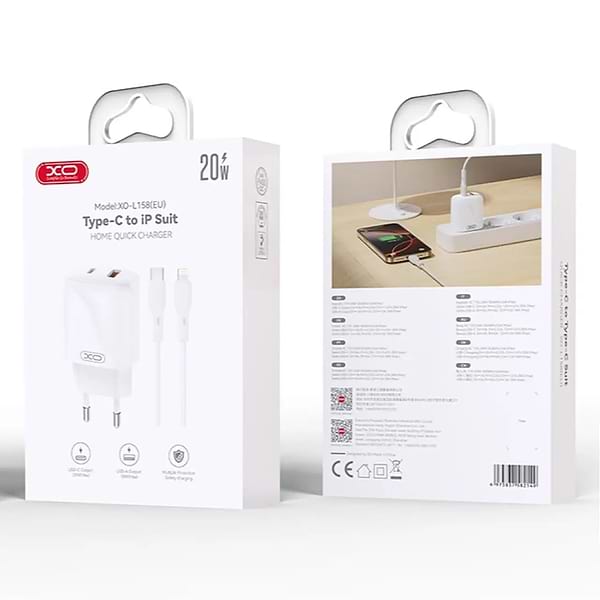 Фото - Мережевий зарядний пристрій XO L158.white