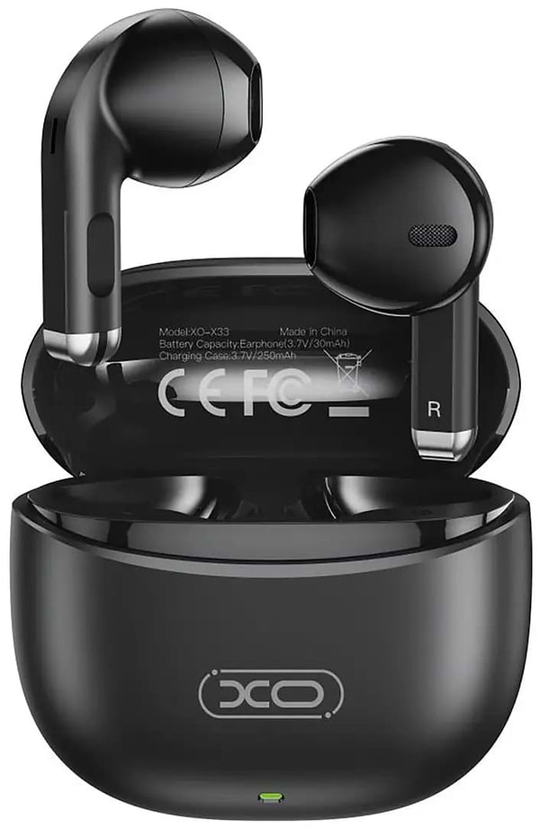 Фото - Навушники вкладиші бездротові TWS XO X33.black
