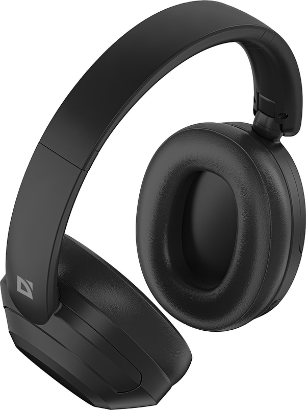 Фото - Наушники полноразмерные беспроводные Defender FreeMotion B490 Black (63490)