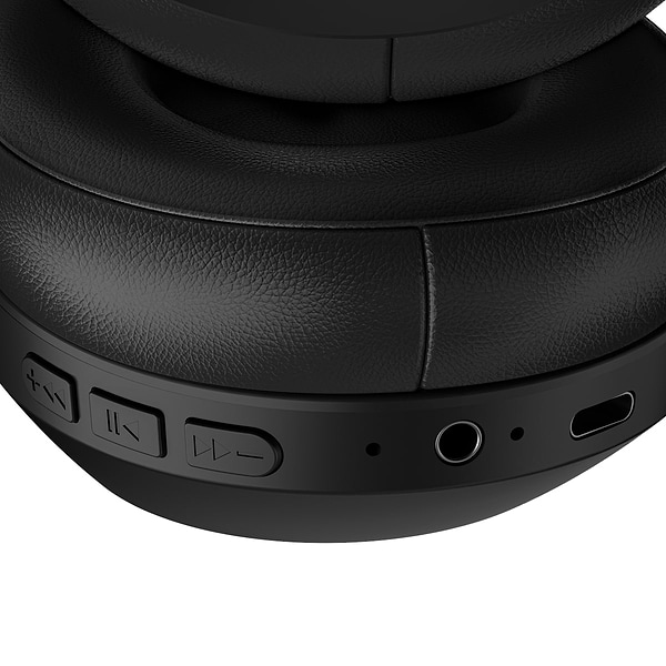 Фото - Наушники полноразмерные беспроводные Defender FreeMotion B490 Black (63490)