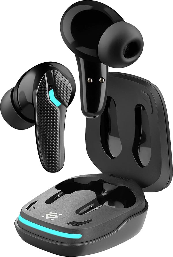 Фото - Наушники вкладыши беспроводные TWS Defender CyberDots 285 Black (63285)