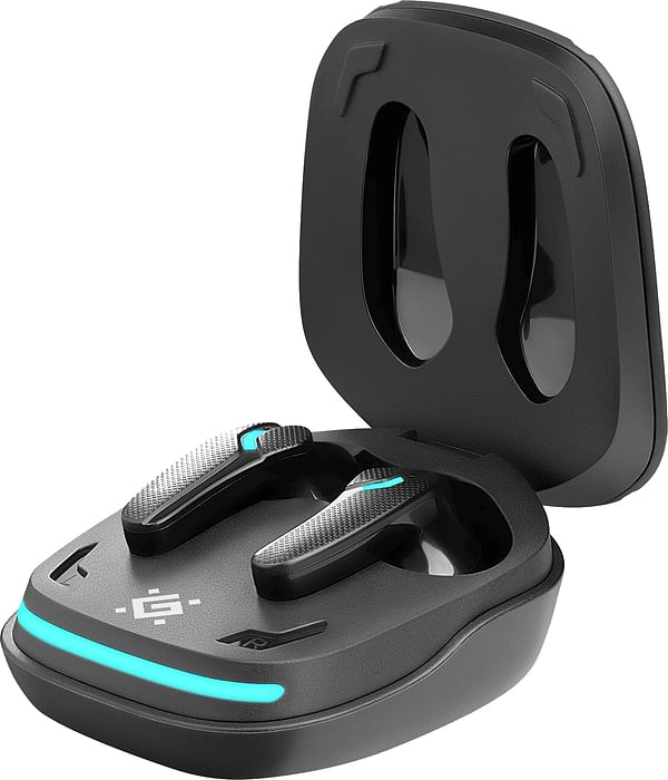 Фото - Наушники вкладыши беспроводные TWS Defender CyberDots 285 Black (63285)
