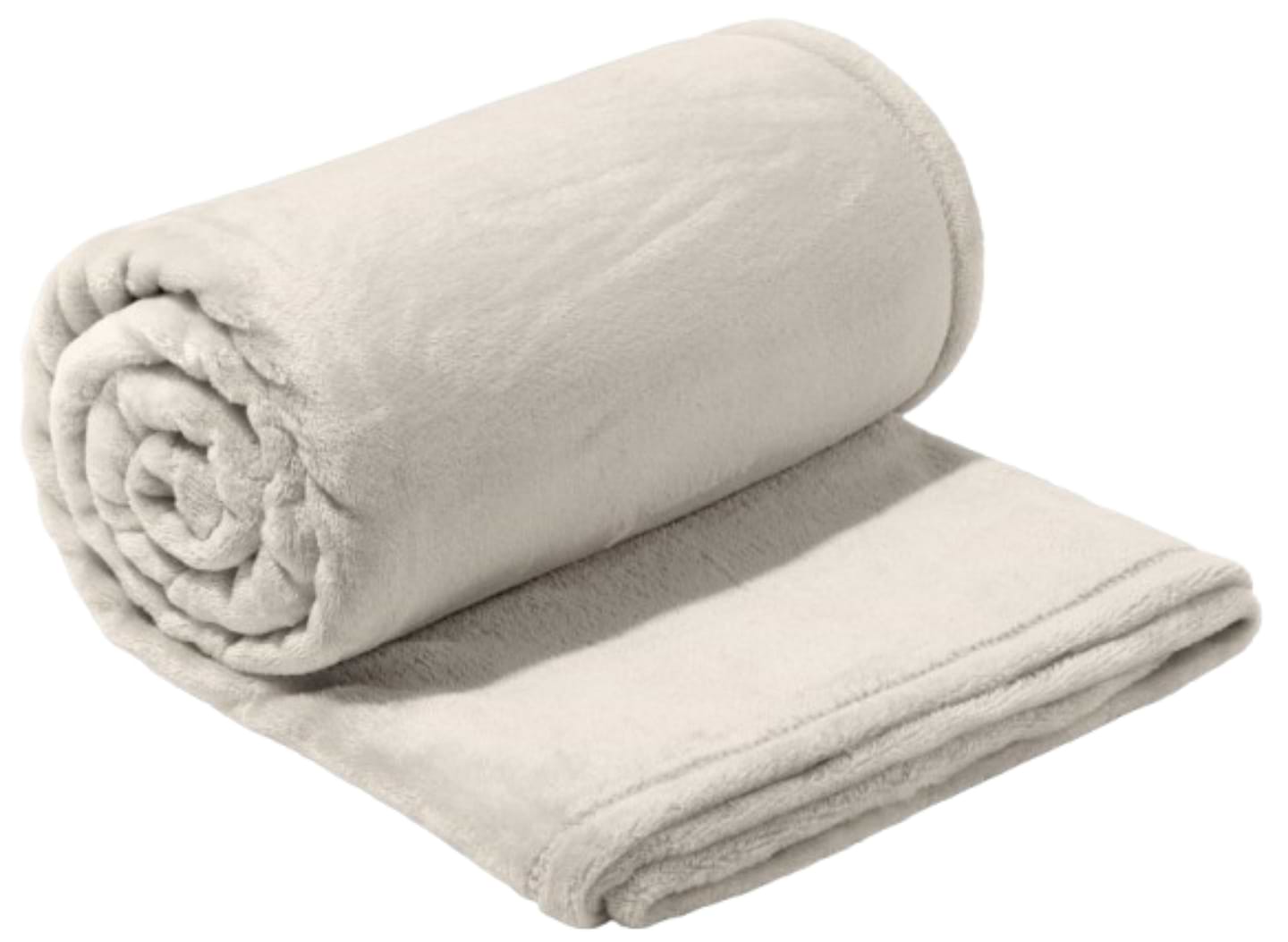 Плед двоспальний Lelit Фланель (Велсофт) Світло-Бежевий 180/200 (1196300)