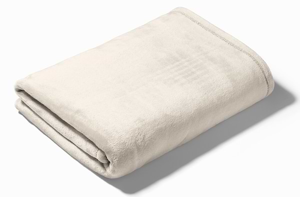 Фото - Плед евро Lelit Фланель (Велсофт) Светло-Бежевый 200/220 (1196301)